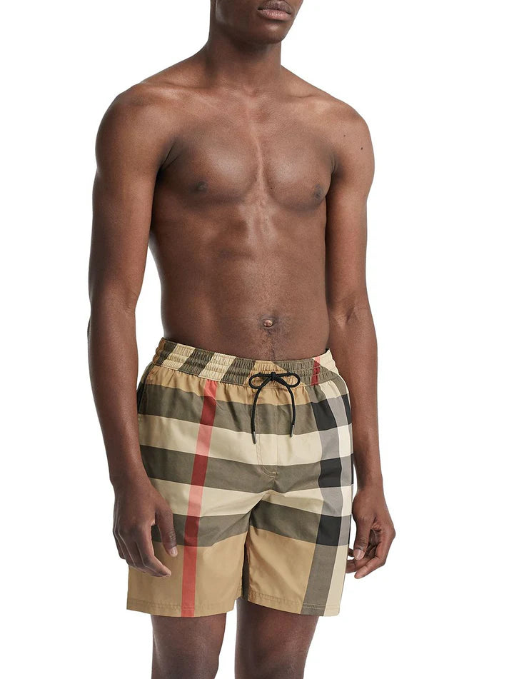 Burberry Checked Swimshorts