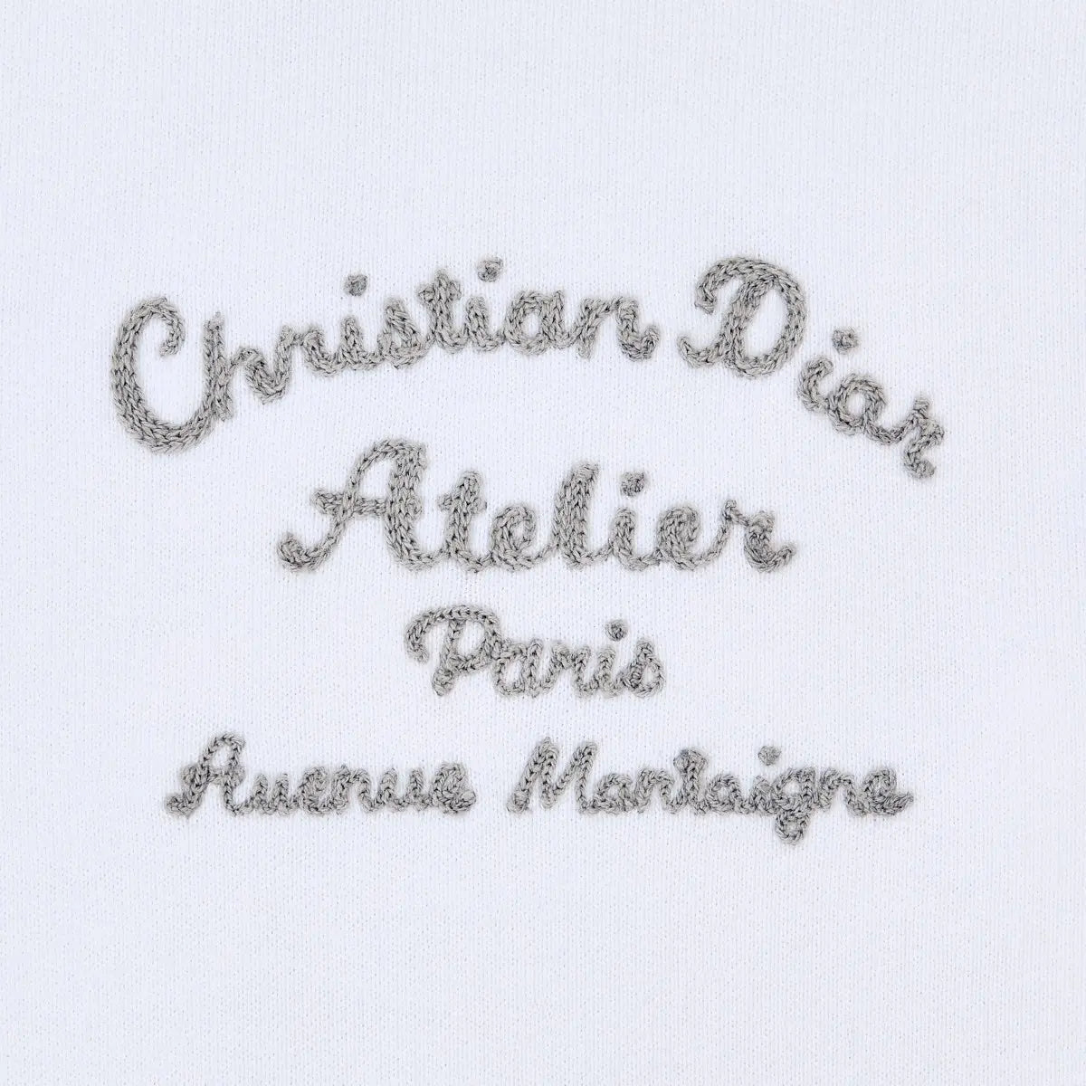 Dior Atelier CD Hooded Sweatshirt White