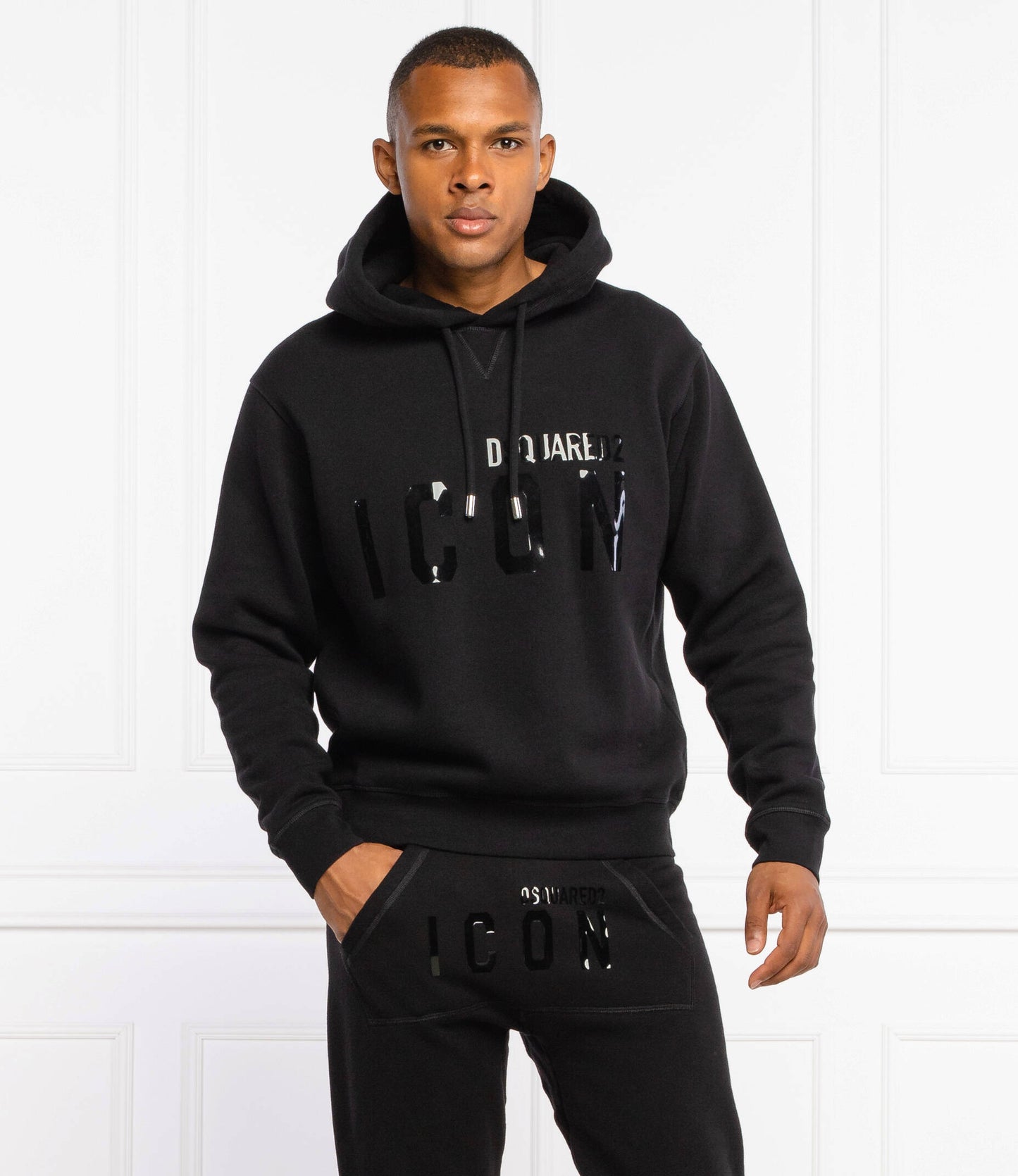 Dsquared Black Tonal Tracksuit