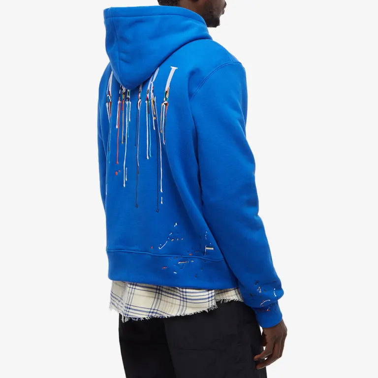 AMIRI Embroidered Paint Drip Core Logo Hoodie