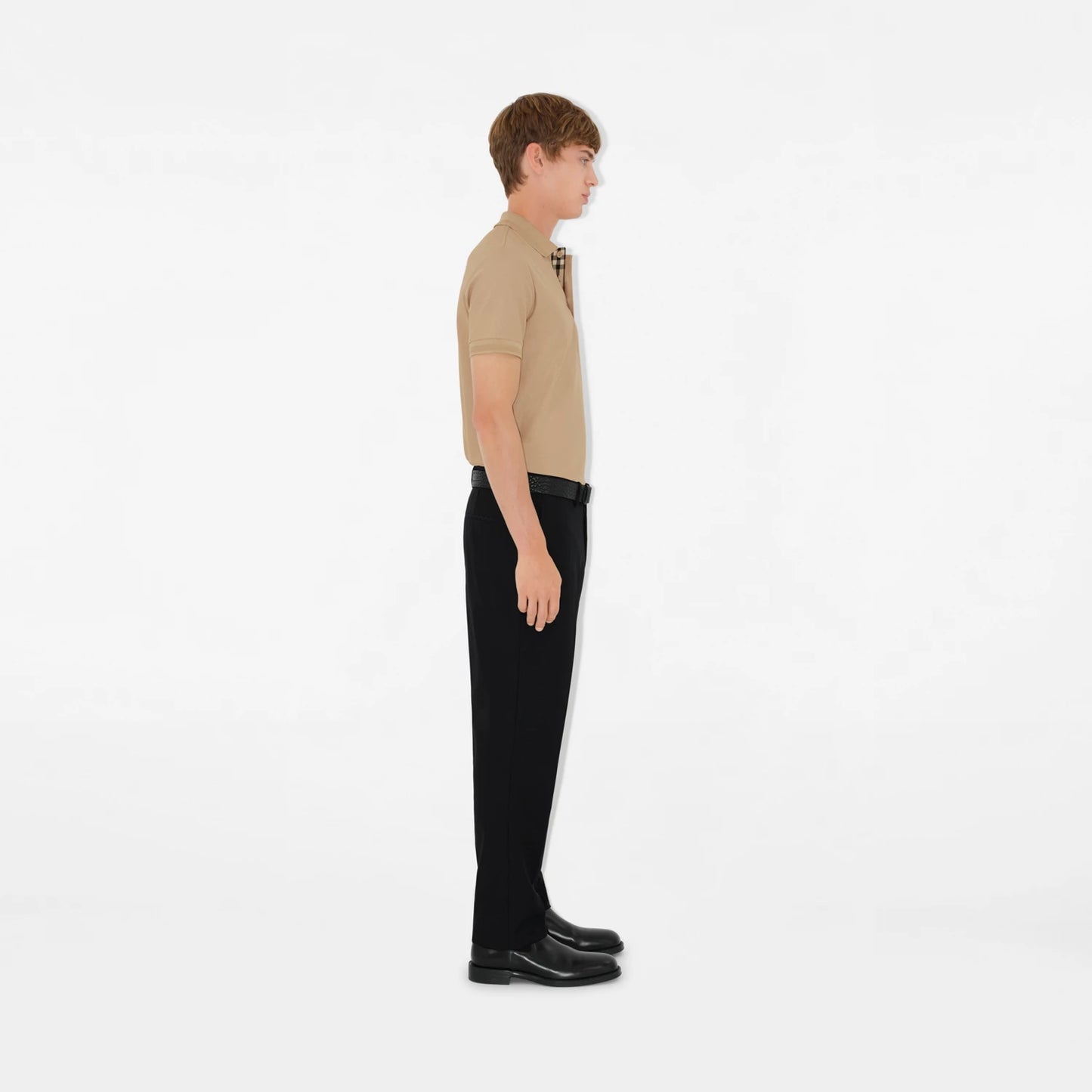 Burberry Polo Cotton Shirt Beige