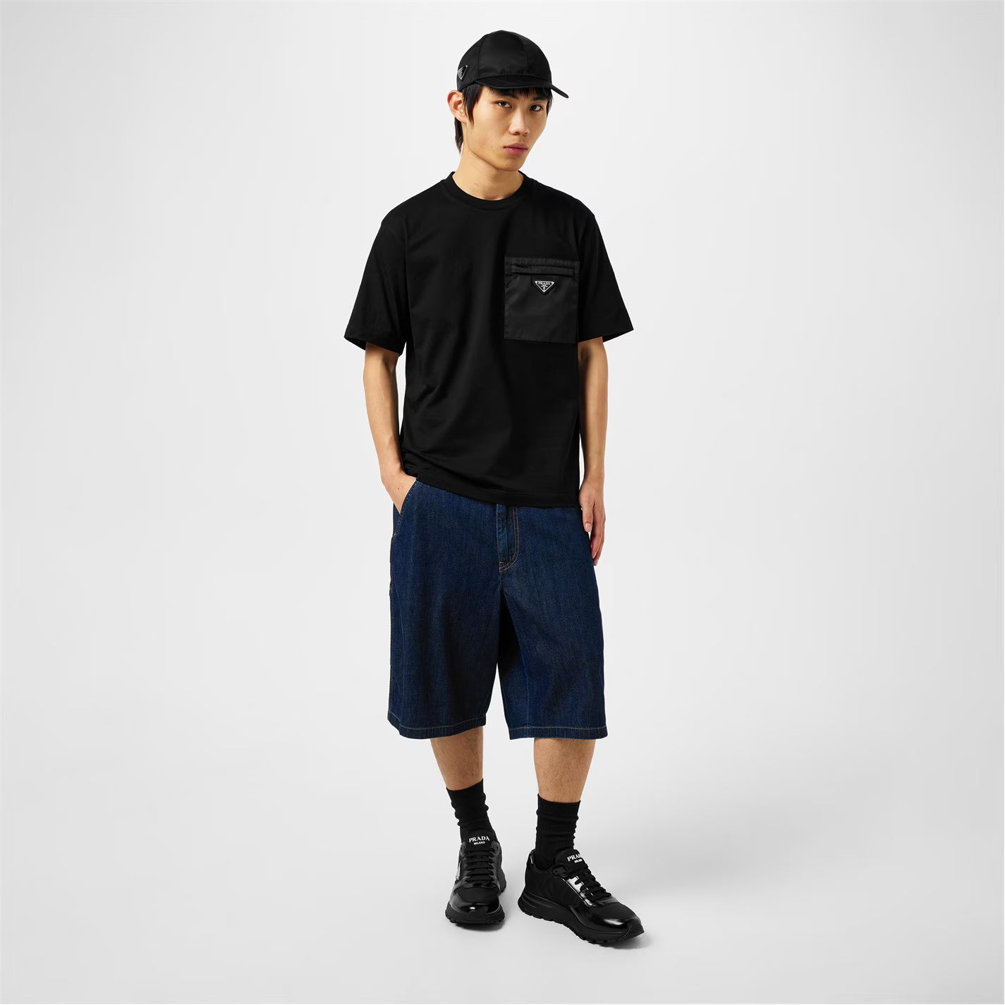 Prada Re-Nylon Pocket T-Shirt