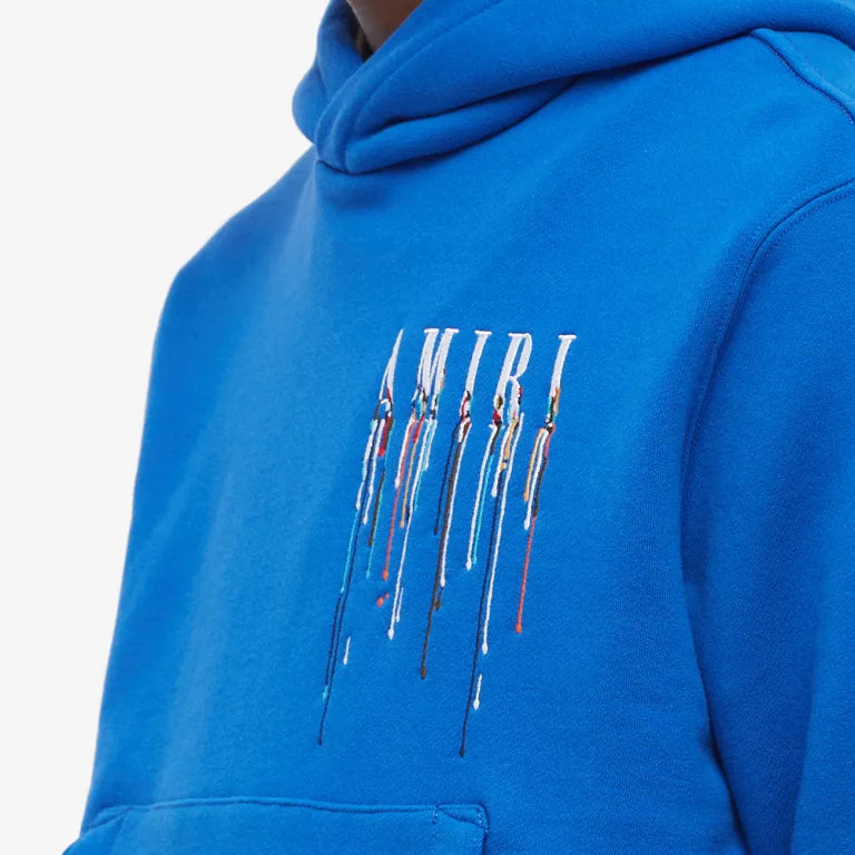 AMIRI Embroidered Paint Drip Core Logo Hoodie