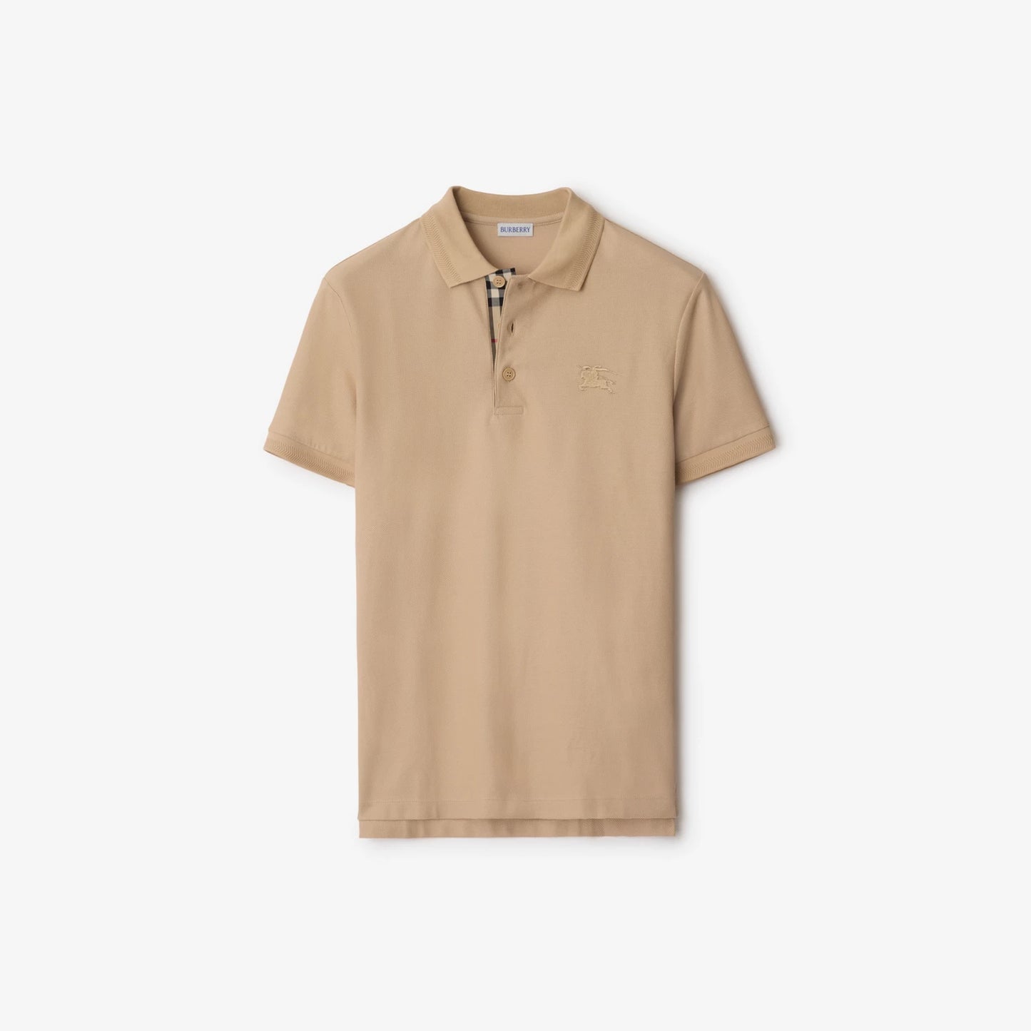 Burberry Polo Cotton Shirt Beige