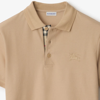 Burberry Polo Cotton Shirt Beige