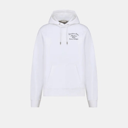 Dior Atelier CD Hooded Sweatshirt White