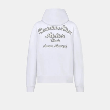 Dior Atelier CD Hooded Sweatshirt White