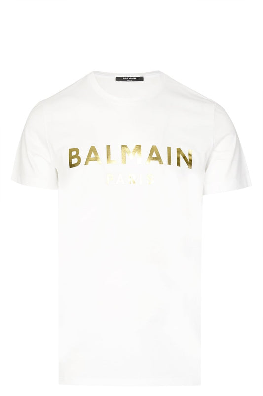 BALMAIN Gold Foil T-Shirt
