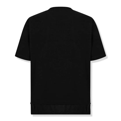 Prada Logo Re-Nylon Jersey T Shirt Black
